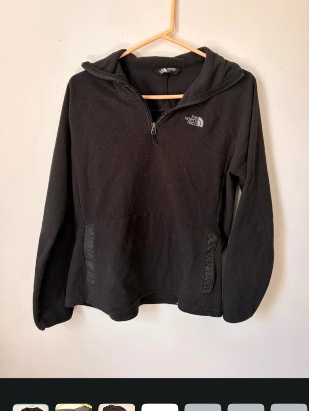 The North Face Black Women's Half-Zip Fleece Pullover